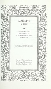 Cover of: Imagining a self by Patricia Ann Meyer Spacks