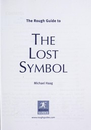 Cover of: The rough guide to The lost symbol by Michael Haag
