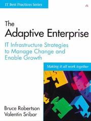 Cover of: Adaptive Enterprise, The by Bruce Robertson, Valentin Sribar