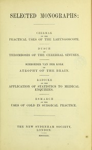 Selected monographs by Johann N. Czerm©Łk