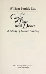 Cover of: In the circles of fear and desire : a study of Gothic fantasy
