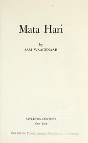 Cover of: Mata Hari.