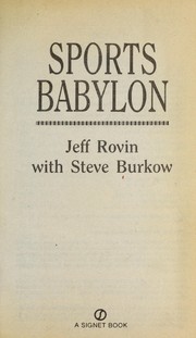 Cover of: Sports Babylon