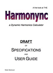 A first look at THE HARMONYNC by Walter Mantovani