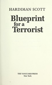 Cover of: Blueprint for a Terrorist