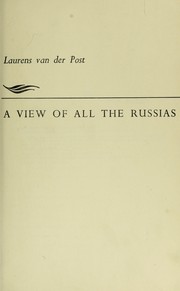 Cover of: A view of all the Russias.