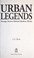 Cover of: Urban legends