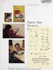 Rainy Day Projects for Children (Projects for Parents) by Jenny Gerri