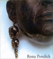 Cover of: Rona Pondick by Rona Pondick