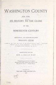 Cover of: Washington county, New York by William L. Stone