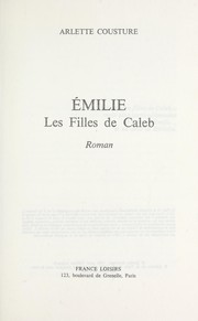 Cover of: Emilie: roman