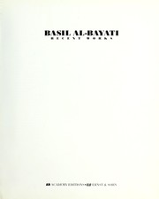 Cover of: Basil Al-Bayati by Basil Al-Bayati