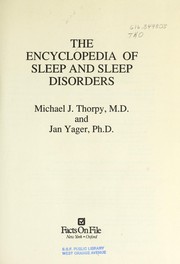 Cover of: The encyclopedia of sleep and sleep disorders
