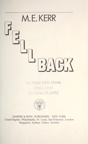 Cover of: Fell back by M. E. Kerr