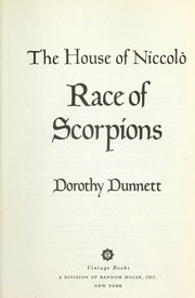 Cover of: Race of scorpions by Dorothy Dunnett