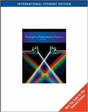 Cover of: Principles of Instrumental Analysis by 