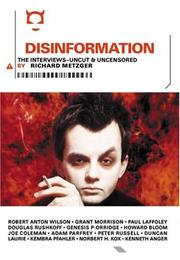 Cover of: Disinformation | Richard Metzger