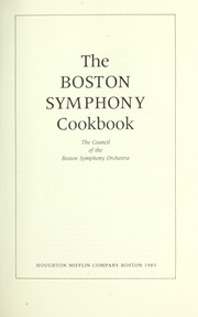 The Boston Symphony cookbook by Boston Symphony Orchestra