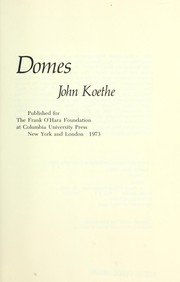 Cover of: Domes