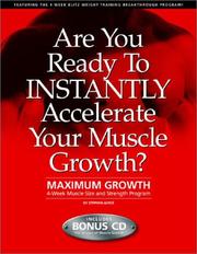 Cover of: Maximum Growth: 4-Week Muscle Size & Strength Program (Book and Audio CD)