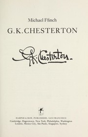 Cover of: G.K. Chesterton by Michael Ffinch