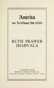 Cover of: Amrita (or, To whom she will)