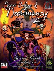 Cover of: Secret College of Necromancy: (d20 System)