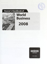 Cover of: Hoover's Handbook of World Business 2008 (Hoover's Handbook of World Business) by 