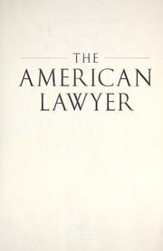 Cover of: The American lawyer by John S. Martel