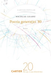 Cover of: Poezia generaţiei'80 : Eseu 