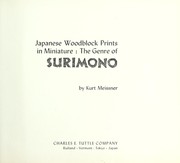 Cover of: Japanese woodblock prints in miniature: the genre of surimono.