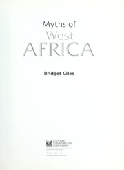 Cover of: Myths of West Africa