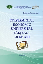 Învăţămîntul economic universitar bălţean - 20 de ani  by Bibl. Şt. a Univ. de Stat "Alecu Russo"