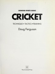 Cover of: Cricket | Doug Ferguson
