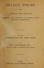 Cover of: Select poems