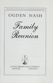 Cover of: Family Reunion by Ogden Nash