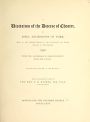 A visitation of the diocese of Chester by York (Province). Archbishop, 1589-1594 (John Piers)