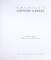Cover of: America's country schools