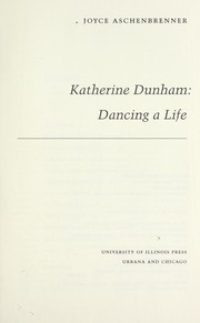 Cover of: Katherine Dunham : dancing a life by 