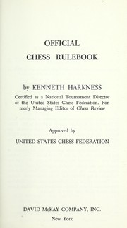 Cover of: Official chess rulebook by 