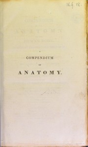 Cover of: A compendium of the anatomy of the human body by Fyfe, Andrew