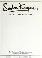 Cover of: Sasha Kagan's big & little sweaters