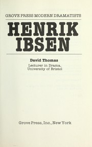 Cover of: Henrik Ibsen