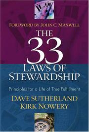 The 33 laws of stewardship by Dave Sutherland, Kirk Nowery