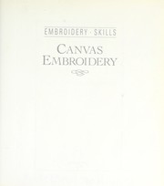 Cover of: Canvas embroidery