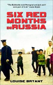 Cover of: Six Red Months in Russia