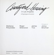 Cover of: Courtyard housing in Los Angeles by Stefanos Polyzoides