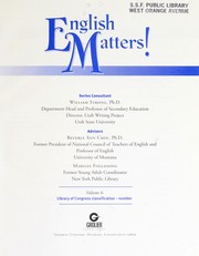 Cover of: English matters!: Library of Congress classification - number
