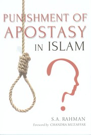 Cover of: Punishment of Apostasy in Islam by S.A. Rahman