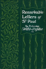 Cover of: Remarkable Letters Of St. Paul